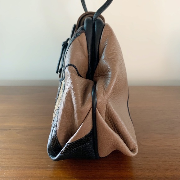 ❌Sold Vintage 80s Clemente Patchwork Snake Purse - Picture 11 of 13